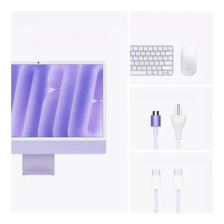Моноблок Apple iMac 24" M4 (8-core GPU) 16 ГБ, 256 ГБ (Z1E7000KB), фиолетовый - 5