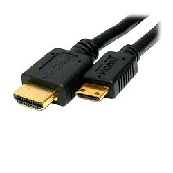 Кабель Mirex HDMI - mini HDMI 2 м, чёрный