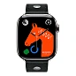 Умные часы Apple Watch Hermes Series 11 42mm GPS + Cellular Silver Titanium Case Noir Single Tour Clou de Selle Strap (with Orange Hermès Sport band) - 2