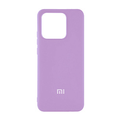 Клип-кейс (накладка) Silicone cover закрытый для Xiaomi Redmi 10C силикон, лавандовый