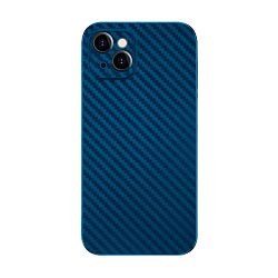 Клип-кейс (накладка) K-DOO Air Carbon для Apple iPhone 13 карбон, синий