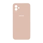 Клип-кейс (накладка) Silicone cover закрытый для Samsung Galaxy A07 силикон, пудровый