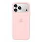 Клип-кейс (накладка) Silicone Case MagSafe для Apple iPhone 17 Pro Max силикон, розовый