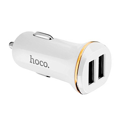 Автомобильное зарядное устройство Hoco Z1 10 Вт, белый