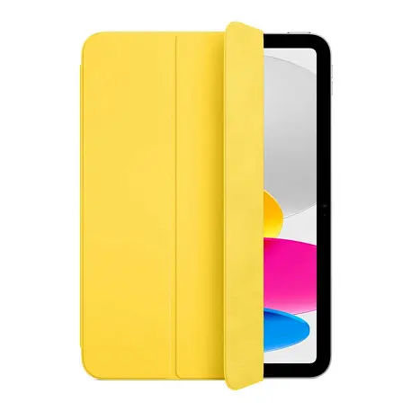 Чехол-книжка Smart Folio для Apple iPad 10.9" (2022) / Apple iPad 11 (2025) полиуретан, жёлтый - 3