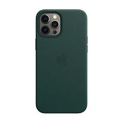 Клип-кейс (накладка) Apple Leather Case MagSafe для Apple iPhone 12 Pro Max кожа, Forest Green