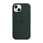 Клип-кейс (накладка) Silicone Case MagSafe для Apple iPhone 15 силикон, оливковый