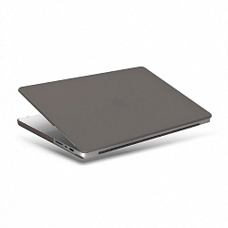 Чехол UNIQ Claro для Apple MacBook Pro 14" (2021 - 2026) пластик, серый матовый