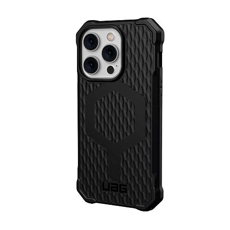 Клип-кейс (накладка) UAG Essential Armor Magsafe для Apple iPhone 14 Pro поликарбонат, чёрный - 2