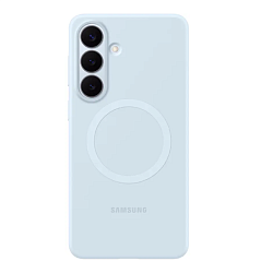 Клип-кейс (накладка) Samsung Silicone Magnet Case для Samsung Galaxy S26 Plus силикон, голубой