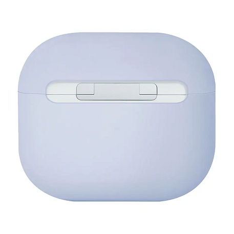 Кобура UNIQ Lino для Apple AirPods 3 поликарбонат, силикон, голубой - 2